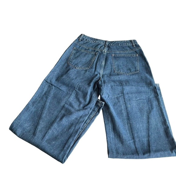 Cider Jeans Hi Rise 100% Cotton Wide Leg Super Soft Size Medium New - Picture 2 of 9